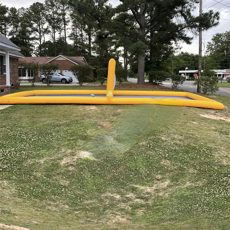 

Cross-border Volleyball court swimming pool PVC inflatable water volleyball court for sports water games