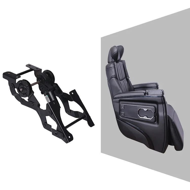 12v vip aircraft electrical seat Legrest campervan seat foot rest with adjustable leg rest support  leg rest extensions