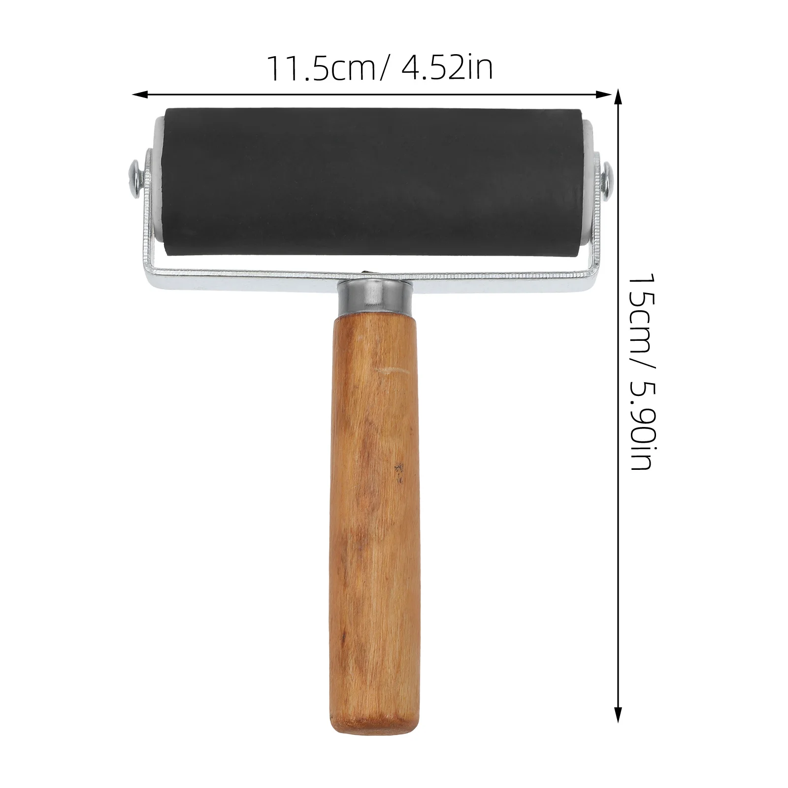 Rubber Roller Portable Kids Use Professional Printmaking Ink Roller Stamping Craft Tool Art Supplies Rollers