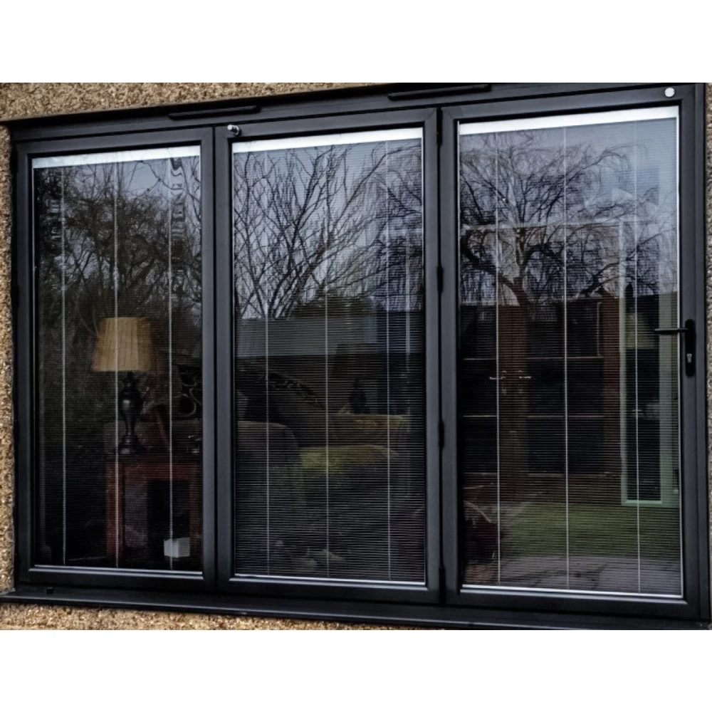 Hurricane Resistant Aluminum Double Tempered Glass Casement Window