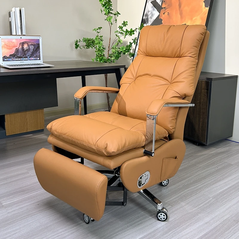 Comfortable Chair Accent Dining Game Special Backrest Nordic Executive Relaxing Comfy Gamming Relaxation Armchair Leather Office