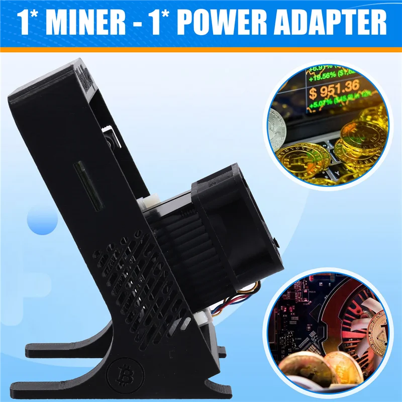 AF93-Bitaxe Gamma 601 Solo Miner с кронштейном 1,2TH/S BM1370 Asic Chip 18 Вт от Antminer S21 Pro Bitcoin BTC Miner