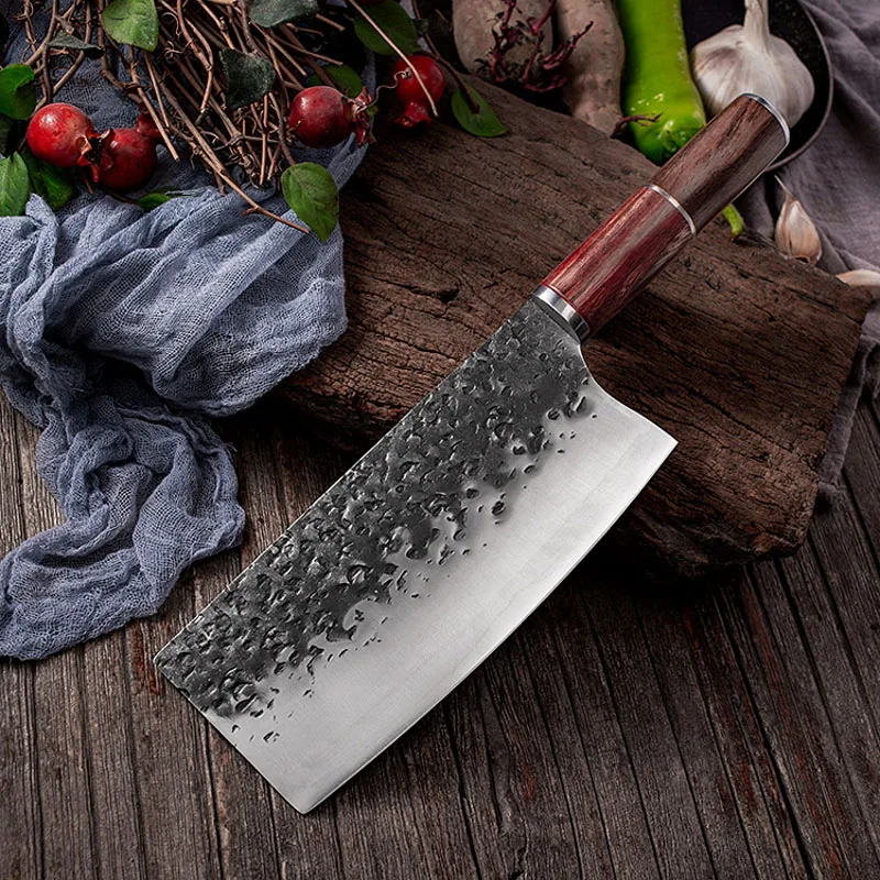 

Chef Knives Stainless Steel Slicing Knife Meat Chicken Vegetable Best Chinese Cleaver Cooking Cutlery Chopping Cooking Knives