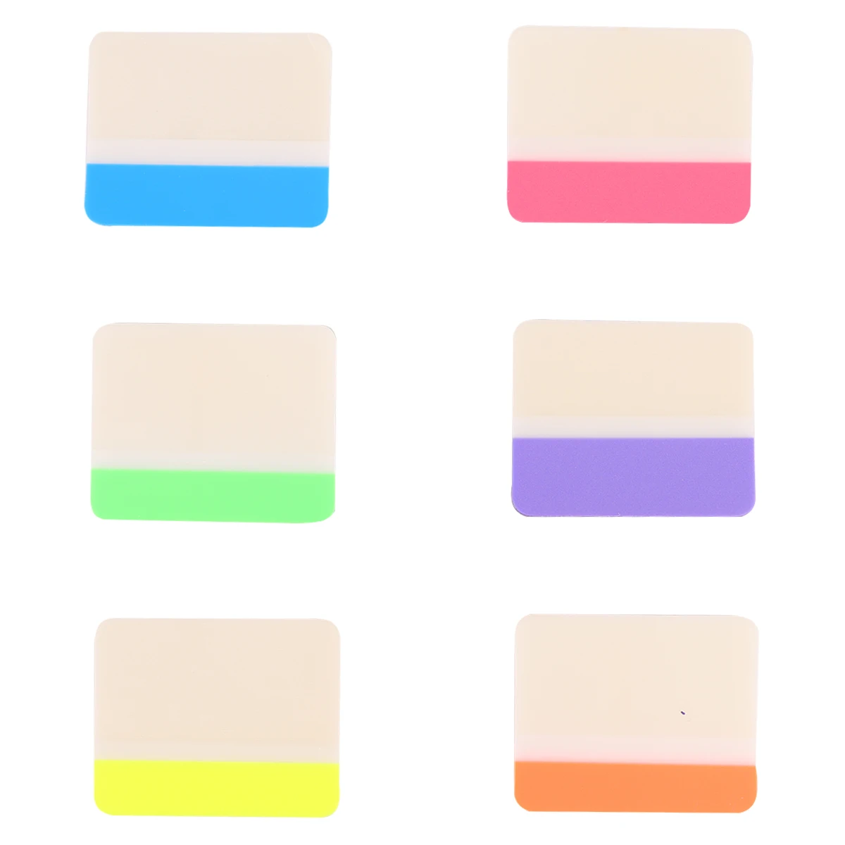 

4pcs Index Sticker Labels Tabs Note Sticky Tabs Pads Planner Notebook Index Sticker Sticky Labels Flat Surface