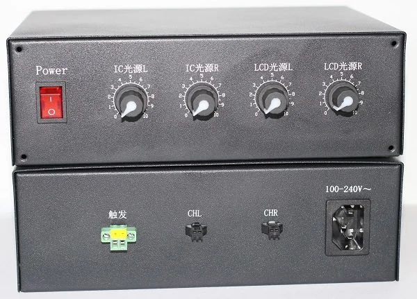 2T2+1CH two-channel two-stage switching plus one five-channel three-wire LCD light source box for Bonding equipment