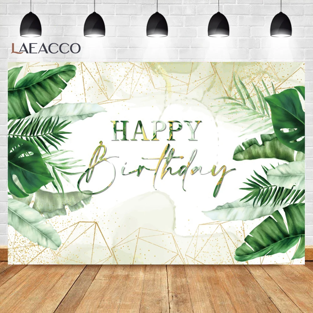 Laeacco Greenery Photography Backdrop Spring Green Eucalyptus Leaves Branches Wedding Birthday Customized Portrait Background