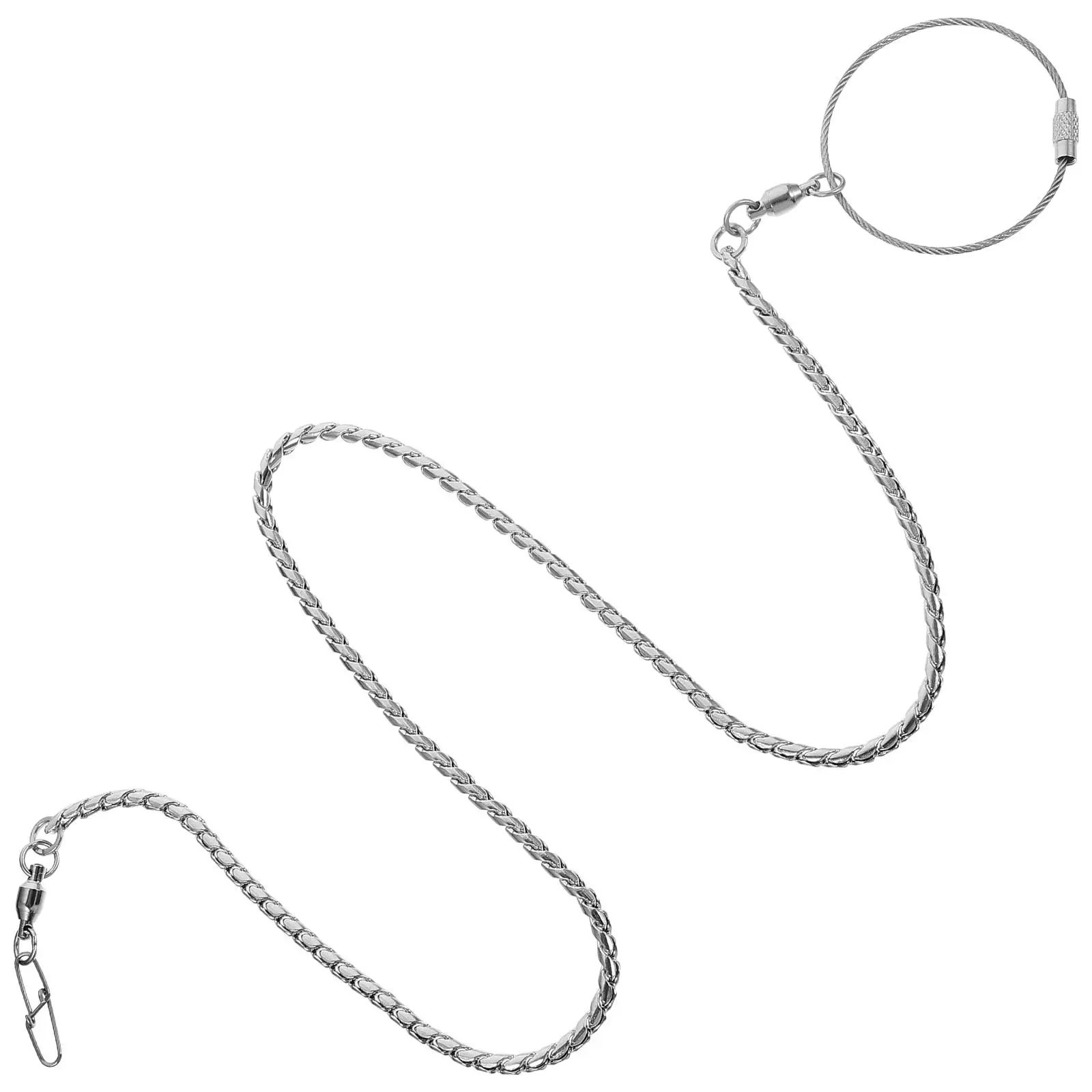 

Stainless Steel Parrot Anklet Birds Foot Chain for Cockatiels Peony Lovebird Anti Durable Pet Supplies