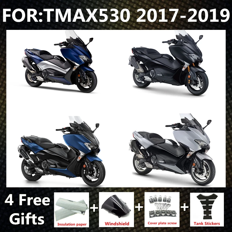 NEW ABS Motorcycle full Fairing kit fit FOR TMAX530 Tmax T-MAX 530 2017 2018 2019 17 18 19 Fairings bodywork kits zxmt Plastics