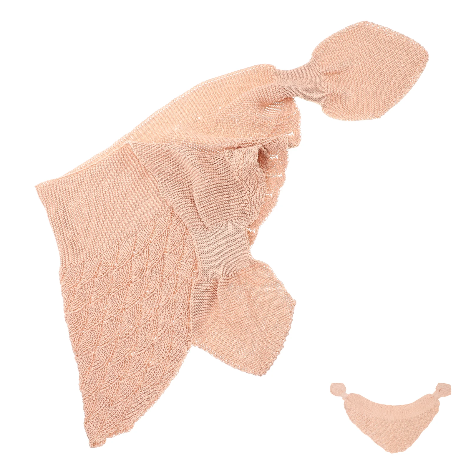 

Knitted Capelet Wraps Lightweight Warm Hollow Design Scarf Shoulder Vest Poncho Women Evening Cape Sweaters Shawl Air