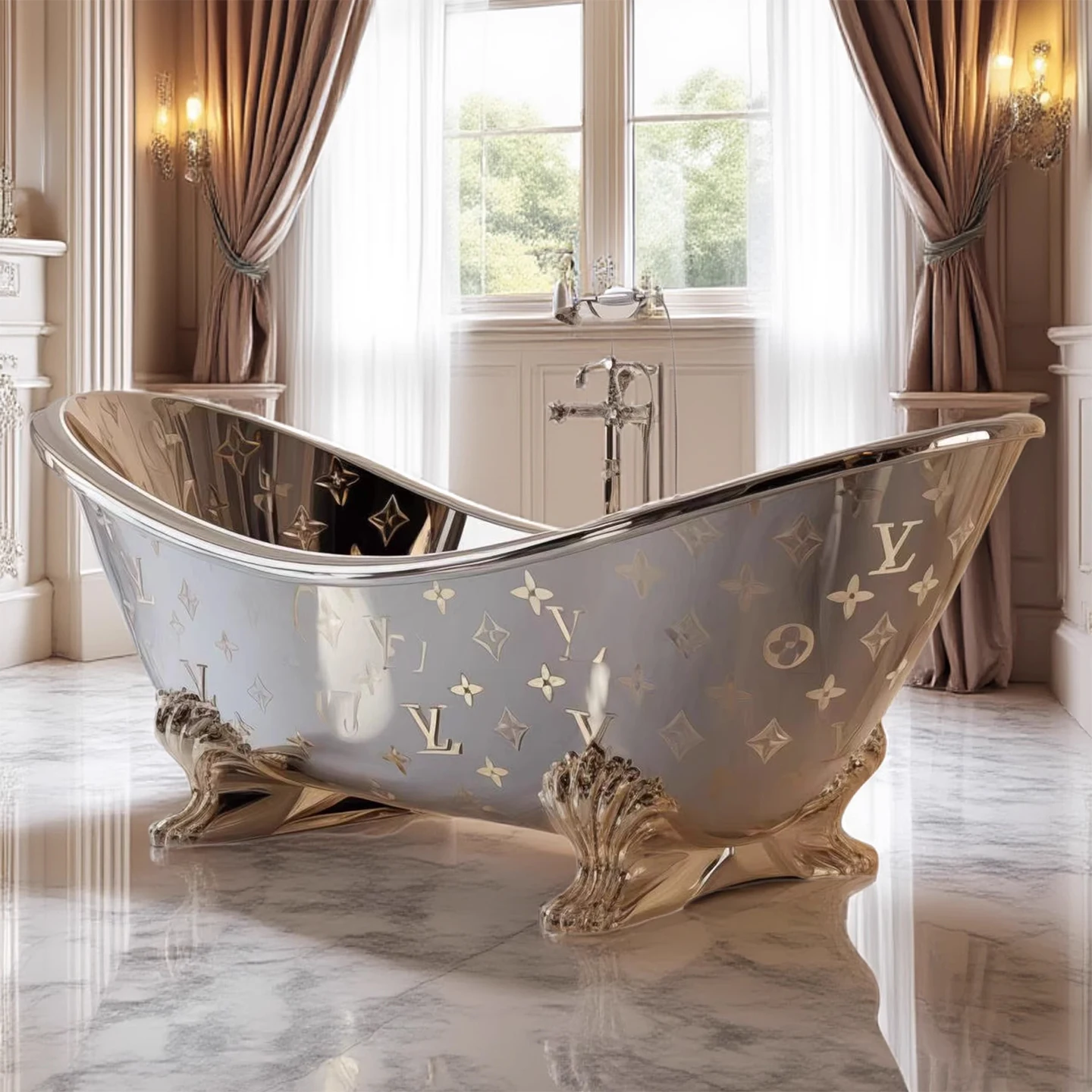 And High Sense Designer Stainless Steel Bathtub Villa High Value Creative Independent Art Bathtub