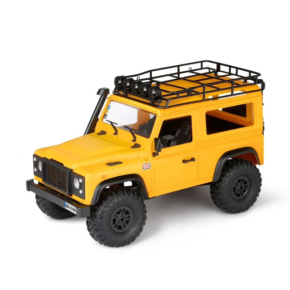 MN98 1:12 Model RTR Version RC Car 2.4G 4WD RC Rock Crawler Defender Pickup Remote Control Truck For Boys Gifts Toys