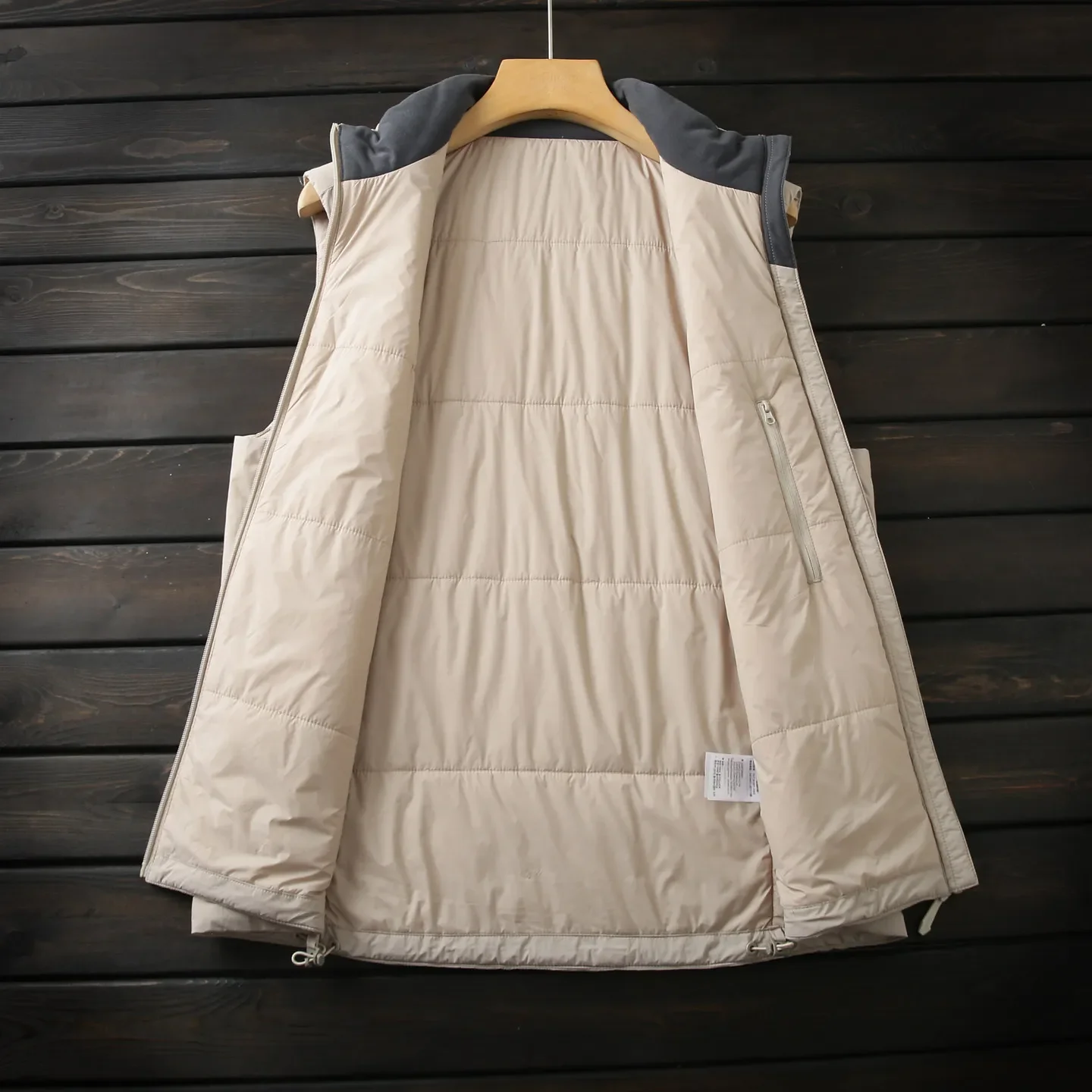 There are large sizes, outdoor lightweight autumn and winter light and thin thermal stand-up collar cotton-padded clothes