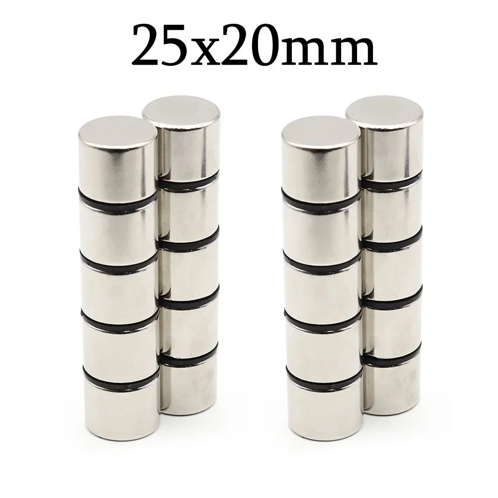 

25mmx20mm Super Strong Round Neodymium Magnet Powerful Magnets N35 small Permanent Magnetic NdfeB Refrigerator Magnet 25x20