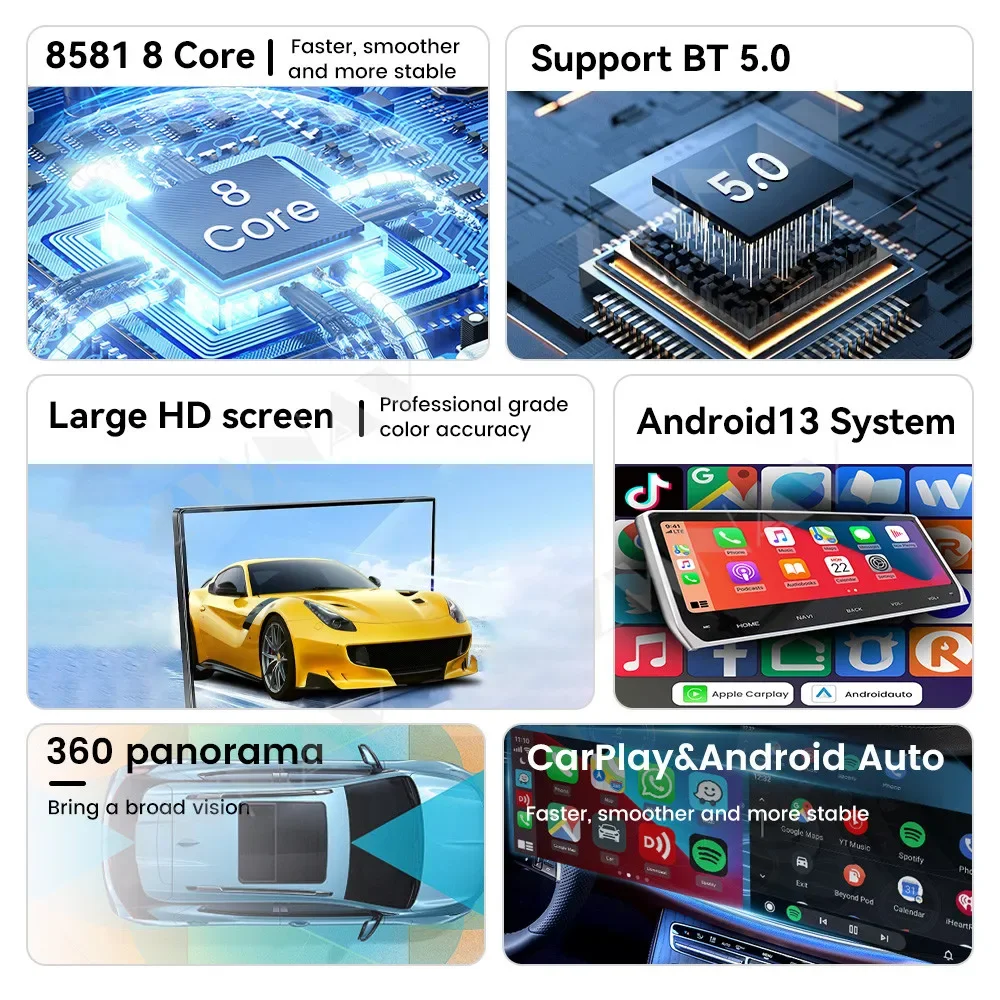 ZWNAV 11.5" Carplay for  2016-2021 Car Radio  Navigation Multimedia Video Player Display Screen Auto Electronics view 3