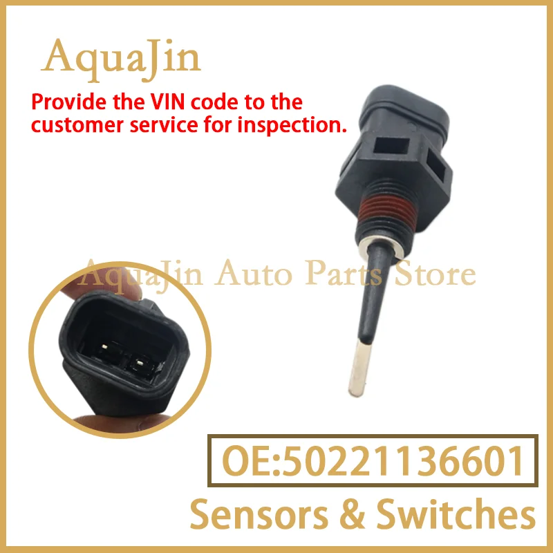 Sensor de nivel de refrigerante 50221136601 para International Navistar 7400 7600 OEM 50221136606 5022-11366-06 57755615 3572012C1 2017936C1