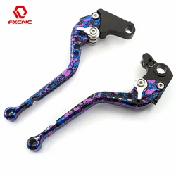 Tie-dye Mix Color Motorcycle Brake Clutch Lever For Yamaha YZF R1 R6 R3 R25 R15 R125 MT03 MT07 MT09 MT 07 MT-09 FZ07 FZ09 Levers