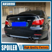 For BMW 5 Series E60 M5 ABS Carbon Spoiler 2004 2005 2006 2007 2008 2009 Rear Trunk Wing Lip Spoiler Decoration Car Styling