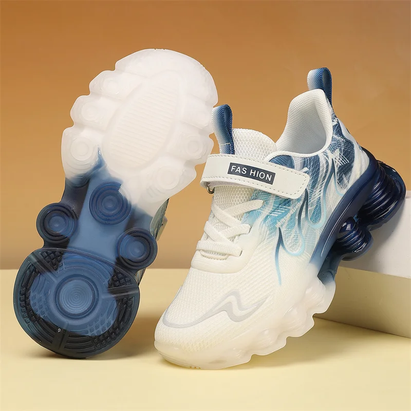 

Kids Sneakers Sports Shoes for Boys Casual Walking Outdoor Running Shoes Fashion Leather Children Breathable Comfort Shoes