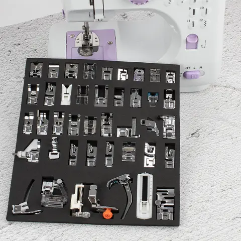 Sewing Machine Presser Foot Kit Compatible with Brother Babylock Singer Janome Elna Toyota Sewing Accessories for All Machines