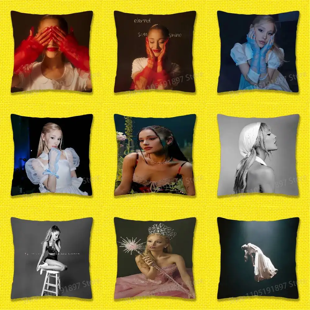 

A-Ariana G-Grande Eternal Sunshine Throw Pillow Case For 50cm 40cm 55cm 45cm 30cm Square Bedroom Pillowcase Cover