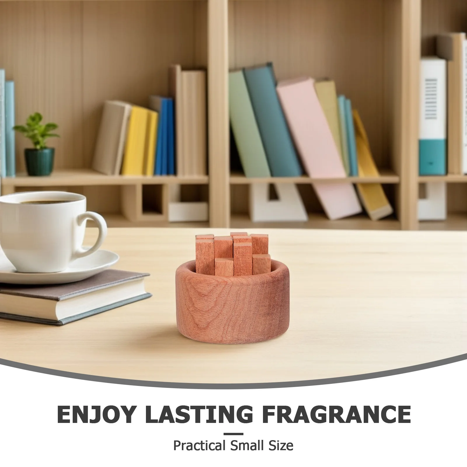 3 قطع من موزع الزيوت العطرية الخشبية، مفرشة رائحة عطرية بسيطة للمنزل والسيارة والمكتب معطر الهواء الطبيعي #4
