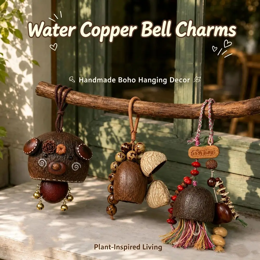 Handmade Fruit Pod Fairy Doll Pendant Exquisite DIY Kit Curly Hair Fruit Pod Doll Pendant Rustic Pastoral Retro