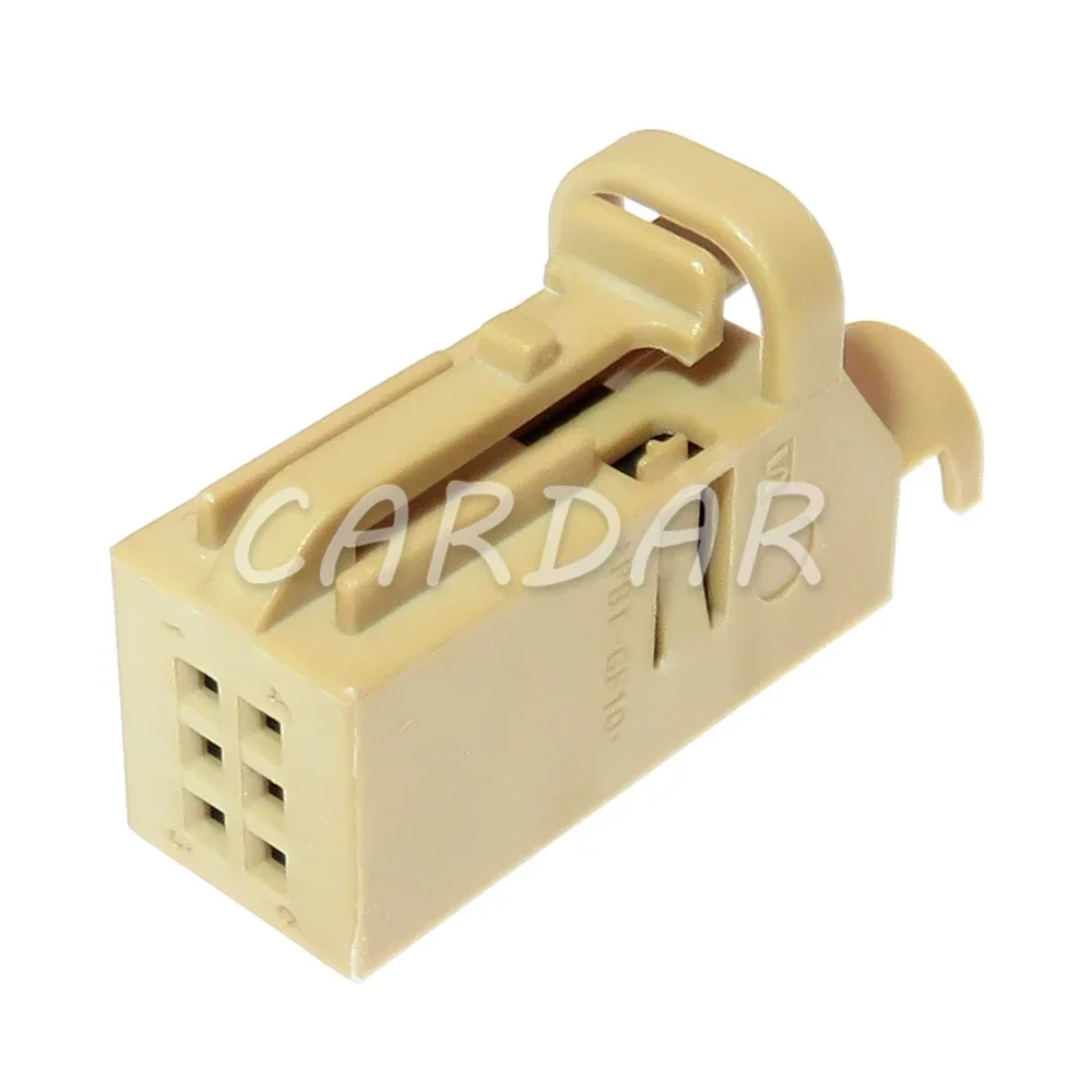 1 Set 6 Pin 0.6 Series Brown Automotive Tire Pressure Alarm Cable Harness Socket AC Assembly 1534121-2 4D0971636A