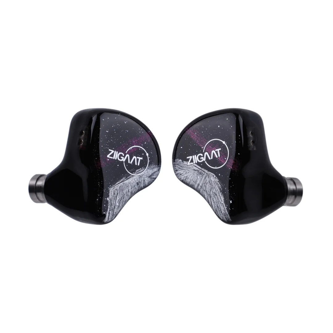

ZiiGaat Crescent Premium 2DD+2BA Hybrid Handcrafted Quality IEM Hifi Earphone with Interchangeable 2-pin 0.78mm Connector Cable