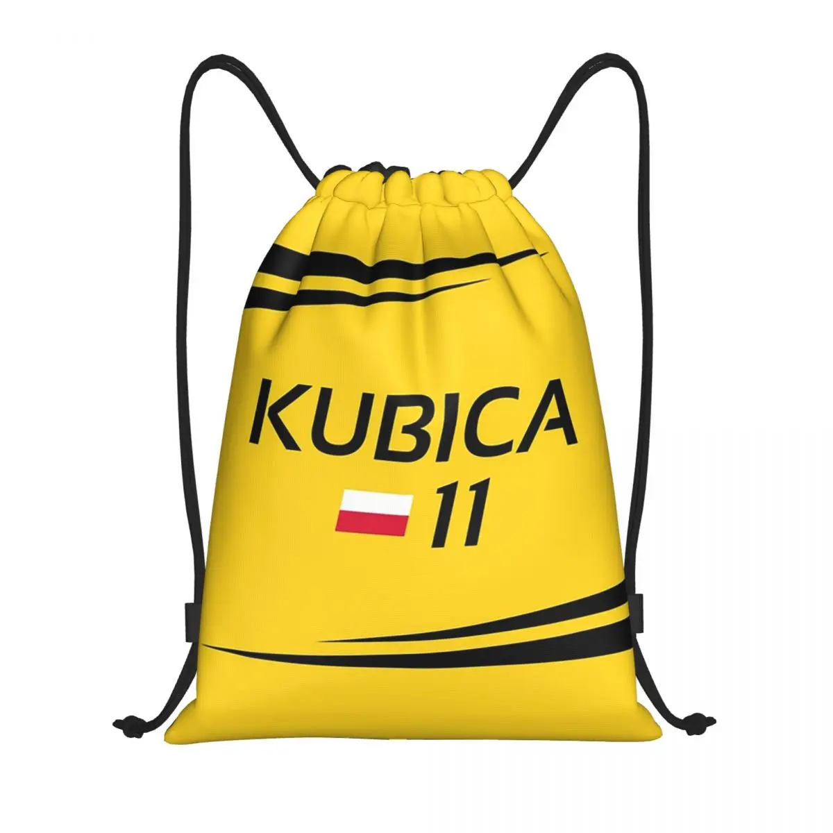 

Kubica Sports Headgear Racing Motorsport F1 Backpacks Casual Drawstring Bundle Pocket Sports Bag Book Bags Man Woman Students