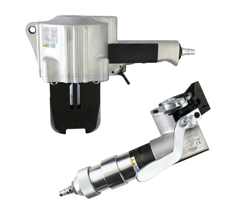 Pneumatic Steel Strapping Tool Split Type Kit for 19-32 mm Straps Industrial Heavy Duty Handheld Tensioning Sealing Tool
