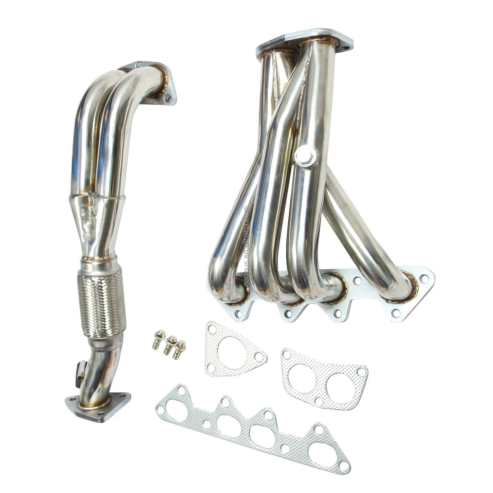 

Stainless Racing Manifold Header Exhaust for Honda Accord98-02 LS4;Combo 1998-2002 Honda Accord F23 DX LX EX L4 2.3L;HONDA ACCOR