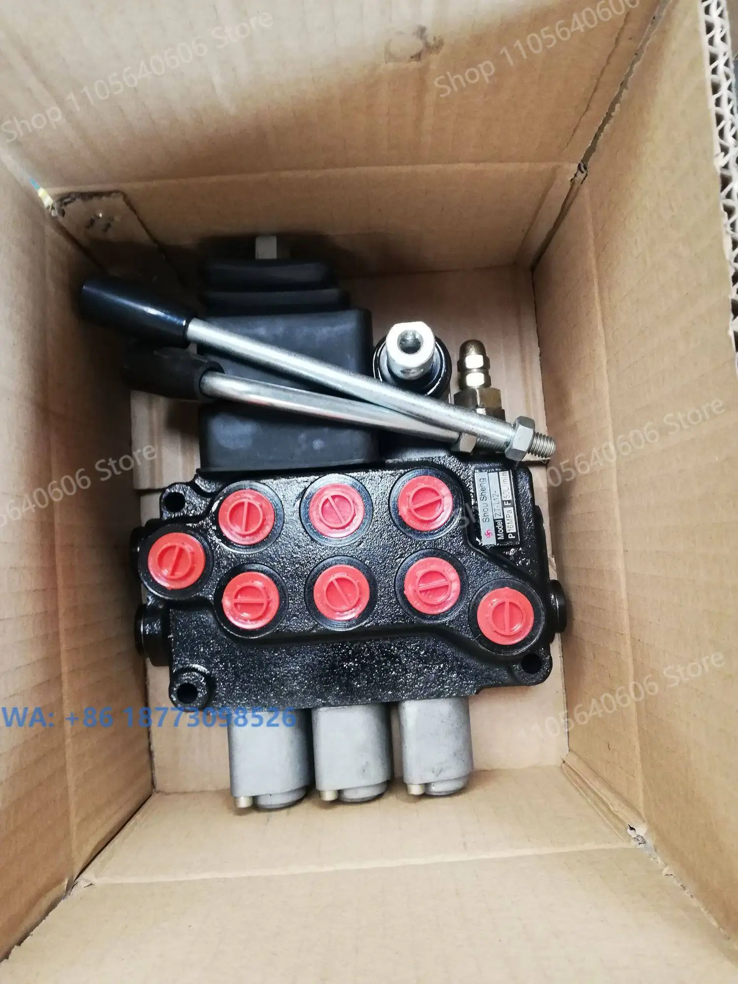 ZT12 Hydraulic Multi-way Valve, Manual/electric Two-way Distributor, Control Cylinder Motor Forward/reverse Switch，1PCS