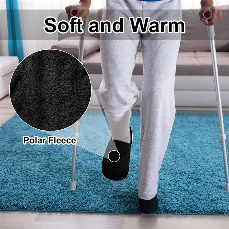 AA20-2 pièces chaussettes de protection moulées couvre-orteils pour pied, chaussettes moulées sur adultes moulés, couvre-orteils moulés antidérapants réglables