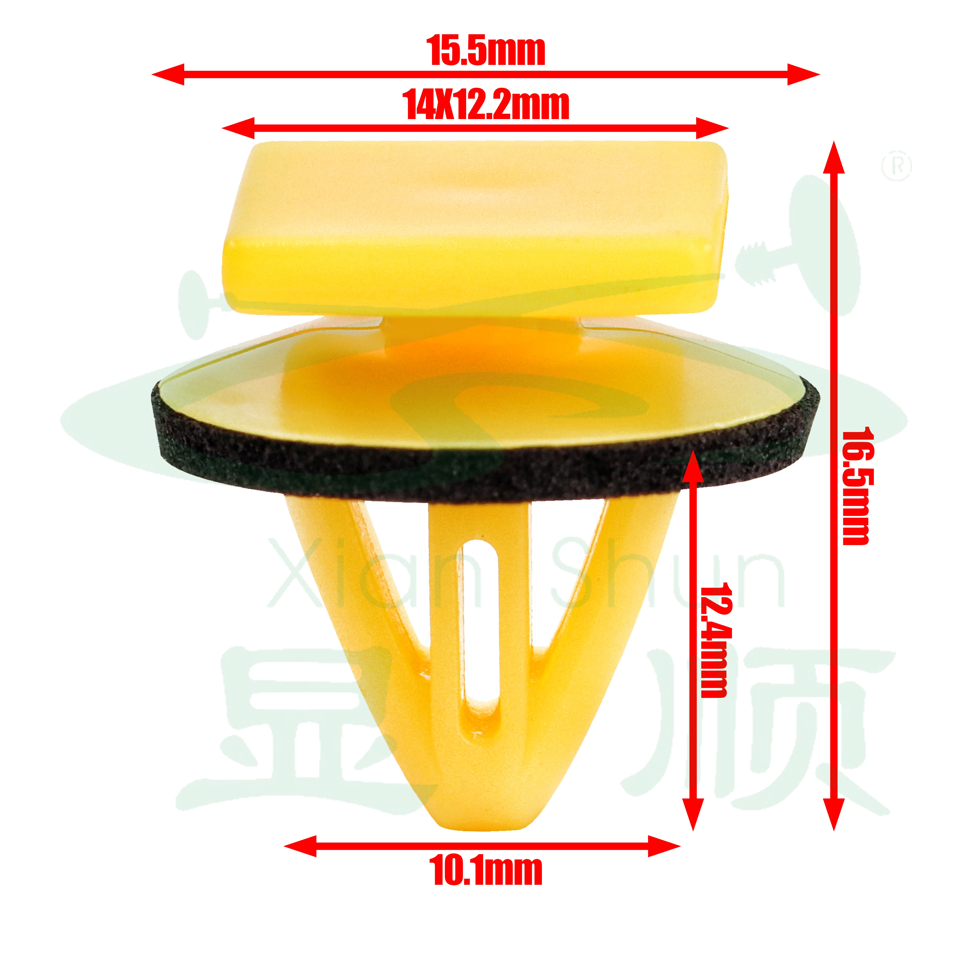 10/20/50Pcs Yellow PA Side Moulding Rear Panel Interior Replacement Parts Car Fastening Clips Car Accessories 8581837000