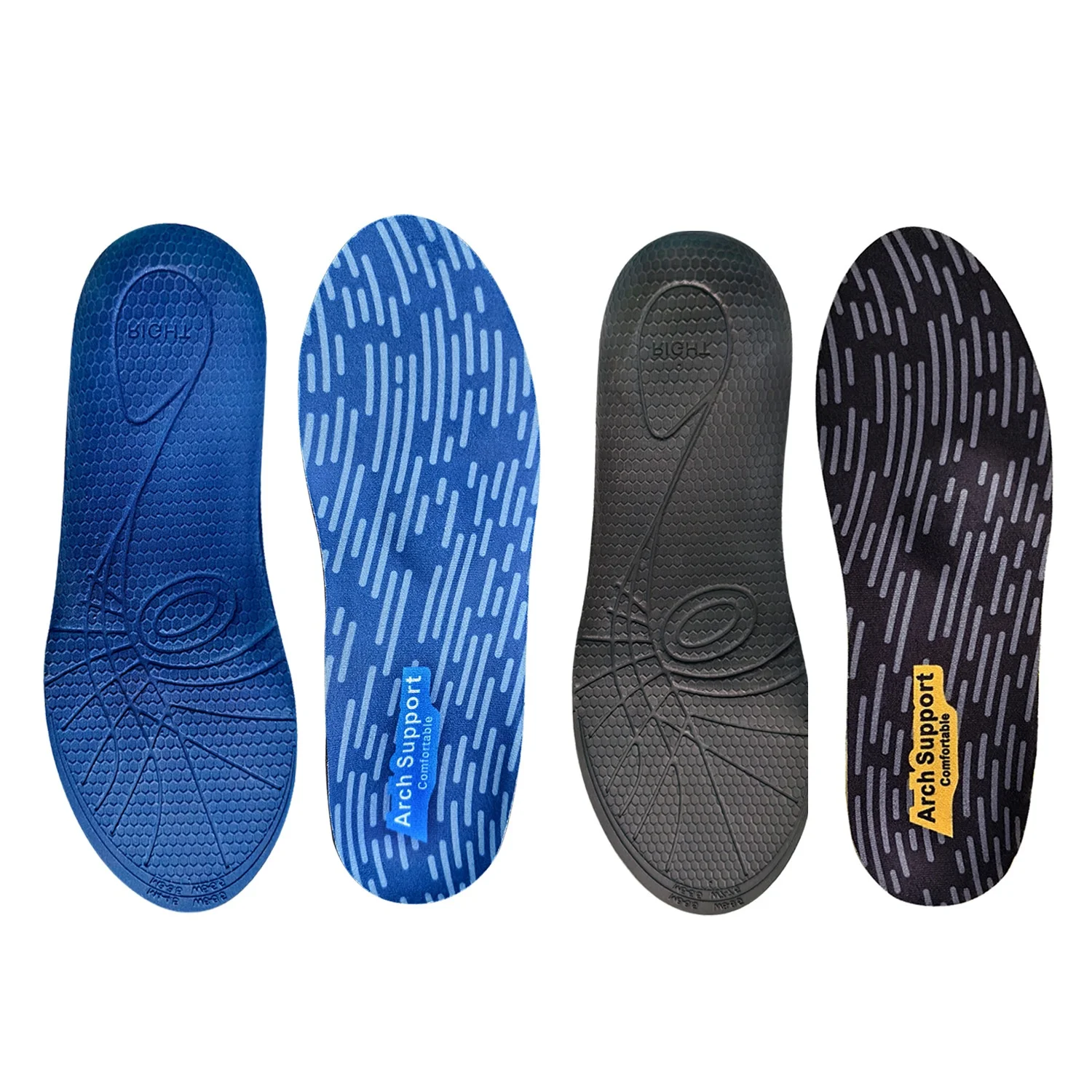Flat Foot Arch Support Sports Orthopedic Insoles For Shoes Men Women Breathable Eva Shock-absorbing Insoles
