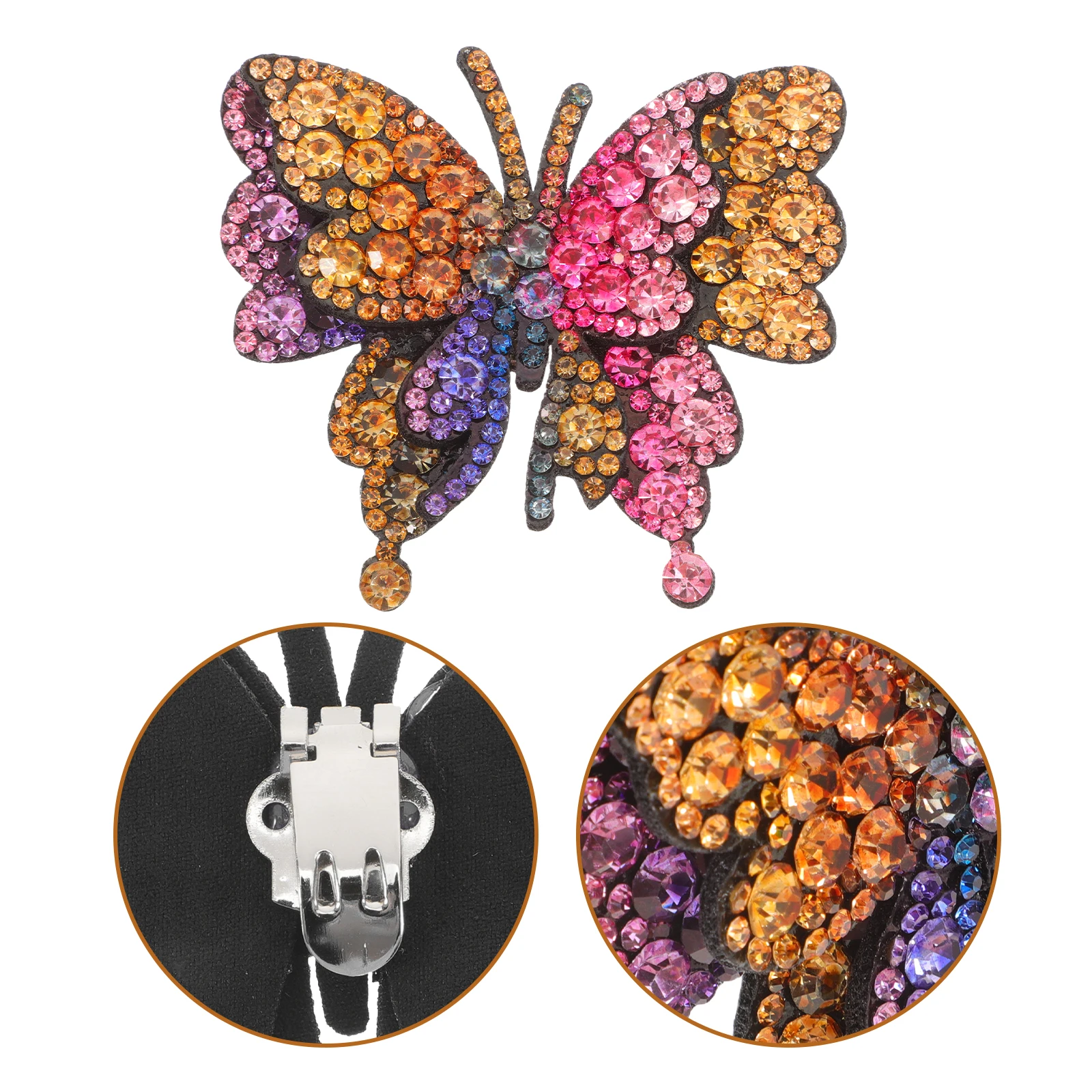 

Butterfly Upper Decorative Buckle Alloy Shoes Accessory Elegant Jewelry Women Rhinestone Fashion Accessories Sneakers Clip Shoe