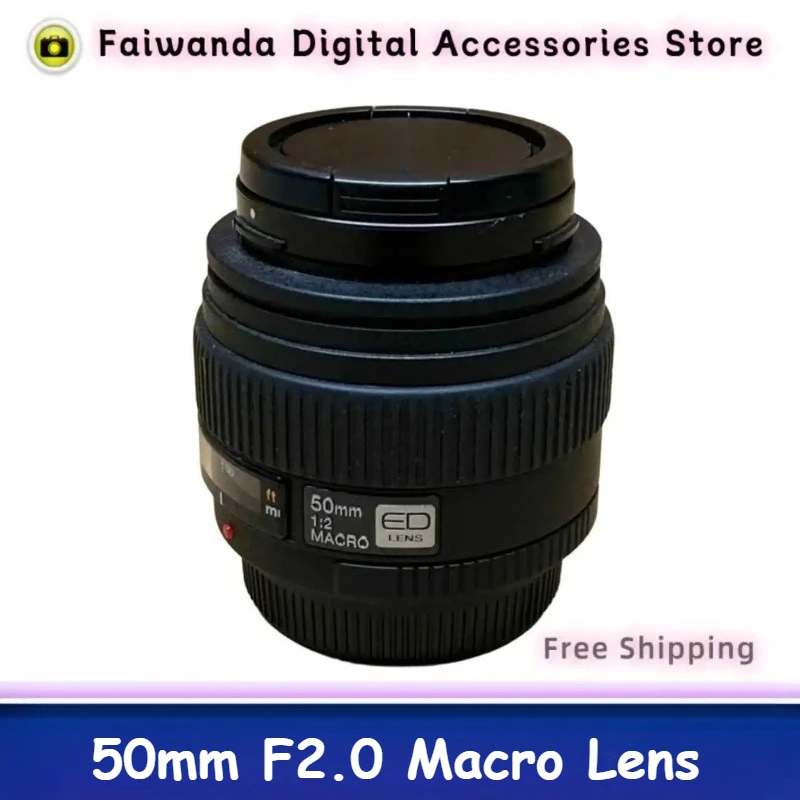 

95% New Genuine ZUIKO DIGITAL ED 50mm F2.0 Macro Lens For Olympus E-1 E-5 E-420 E-600 E-620 Camera 4/3 Mount Lens