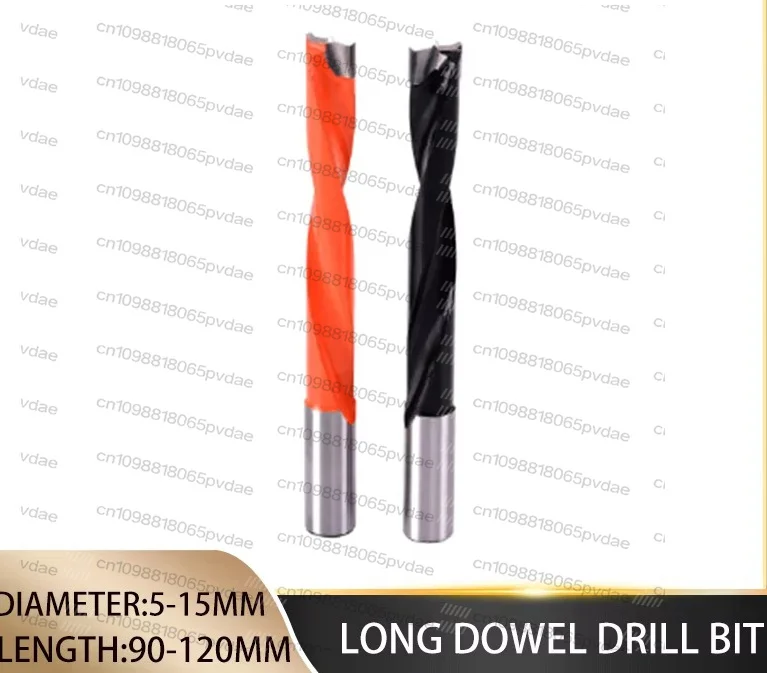 Tool Parts10PCS High Quality Total Length 90mm Carbide Long Dowel Drill Bits For Woodworking Tools Machinery