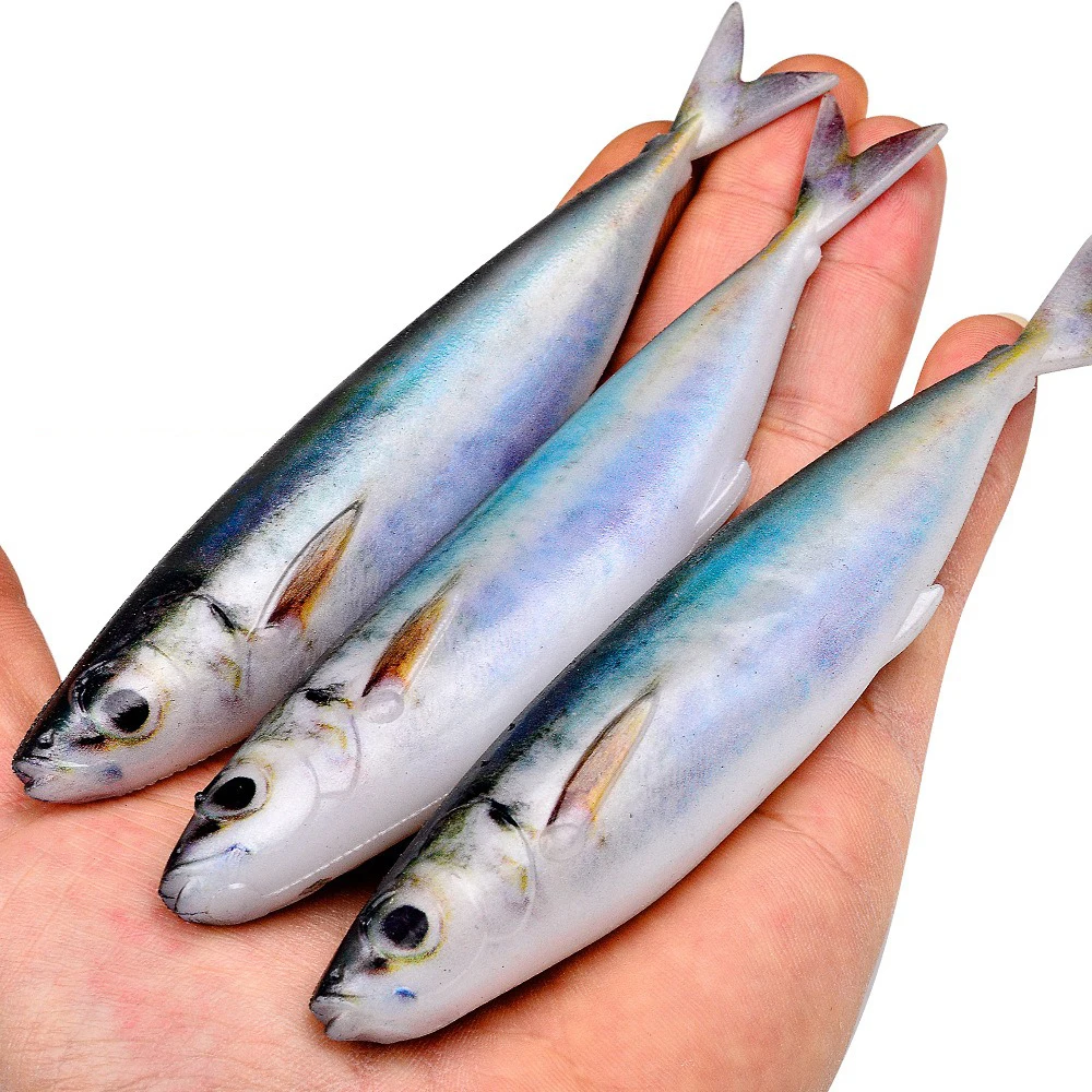 Isca de Pesca Biónica Macia de 15cm e 33.5g, Isca Realista Impressa em 3D para Água Salgada e Doce, para Bass, Trout e Pike