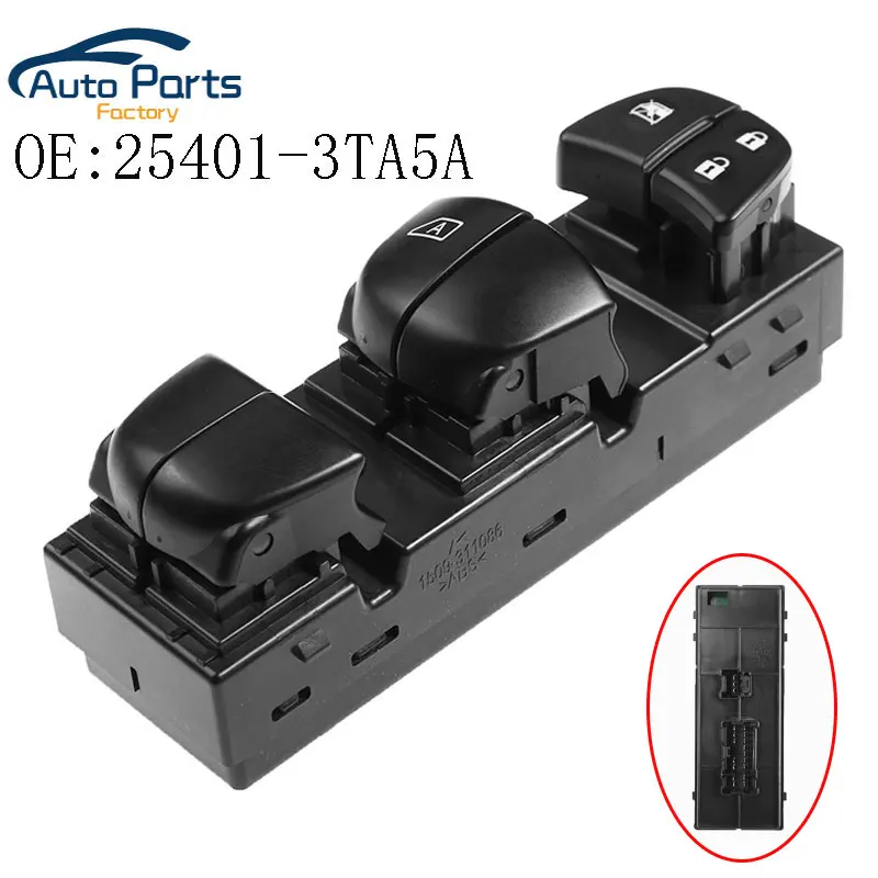 New Front Left Electric Power Window Switch For 2013-2018 Nissan Altima 25401-3TA5A 254013TA5A