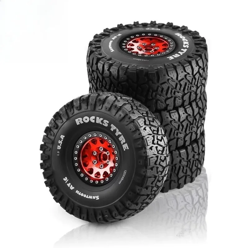 1.9 polegadas Victory 120mm Pneus Rodas de Metal para 1/10 RC Crawler Car AXIAL SCX10 Traxxas TRX4 RC4WD D90 Acessórios de Brinquedo da Moda