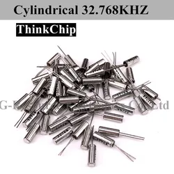 (50 Pcs) 32.768 crystal oscillator series kits 12.5PF/6PF Cylindrical passive quartz crystal vibration 3*8mm / 2*6mm