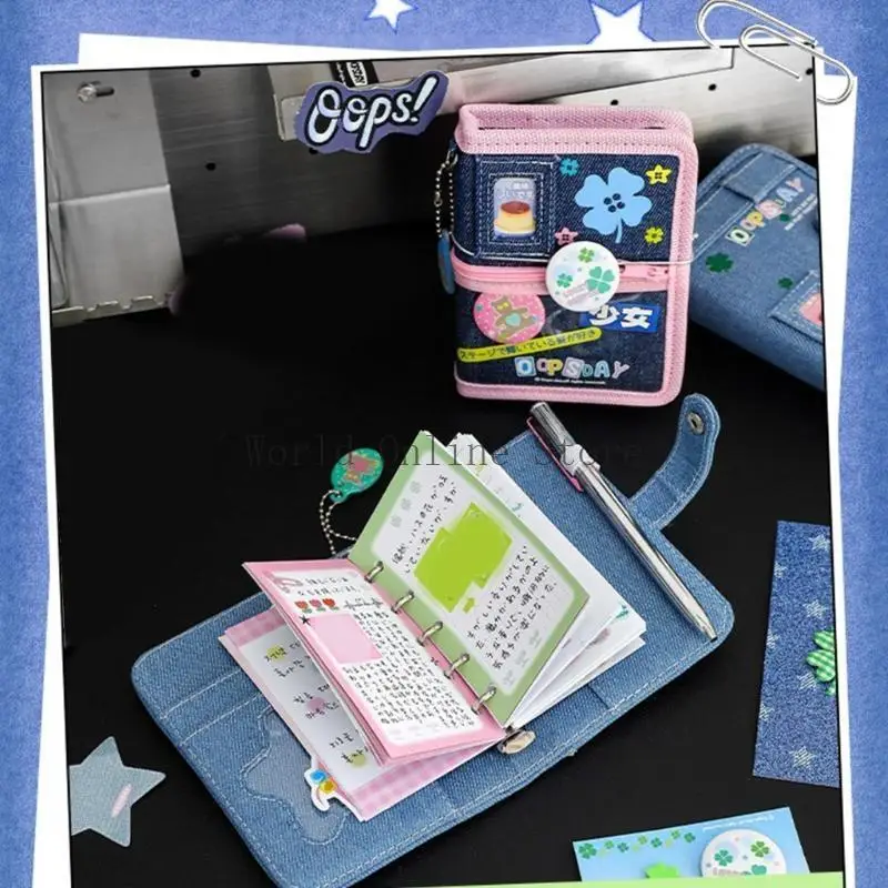 Sweet Clovers Notebook Diary Notect Notatnik Travel Notebook Strona Binder Notebook 87HC