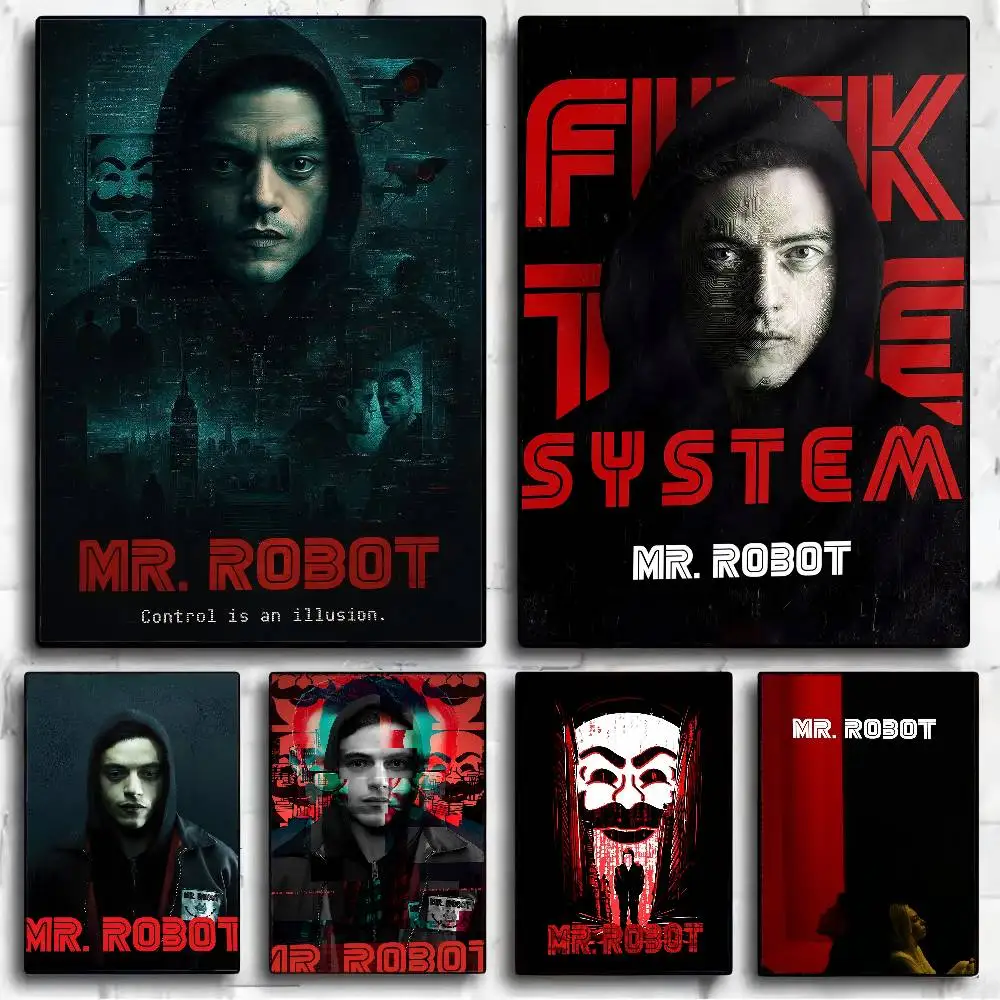 MR Robot Good Quality Prints And Posters Whitepaper Prints Posters Artwork Wall Decor