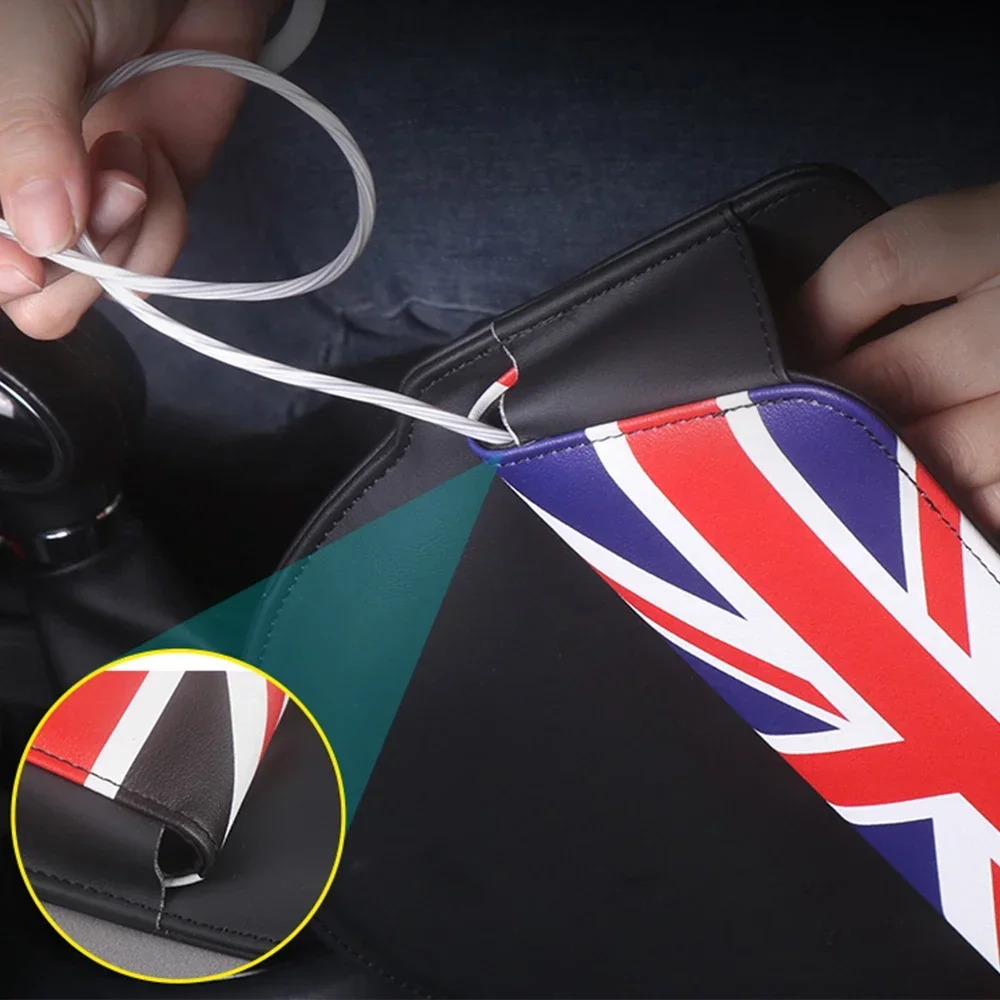 Car Seat Clip Gap Filler Storage Box Cover For Mini Cooper S JCW One R50 R53 R56 R60 F54 F55 F56 F60 Auto Interior Accessories