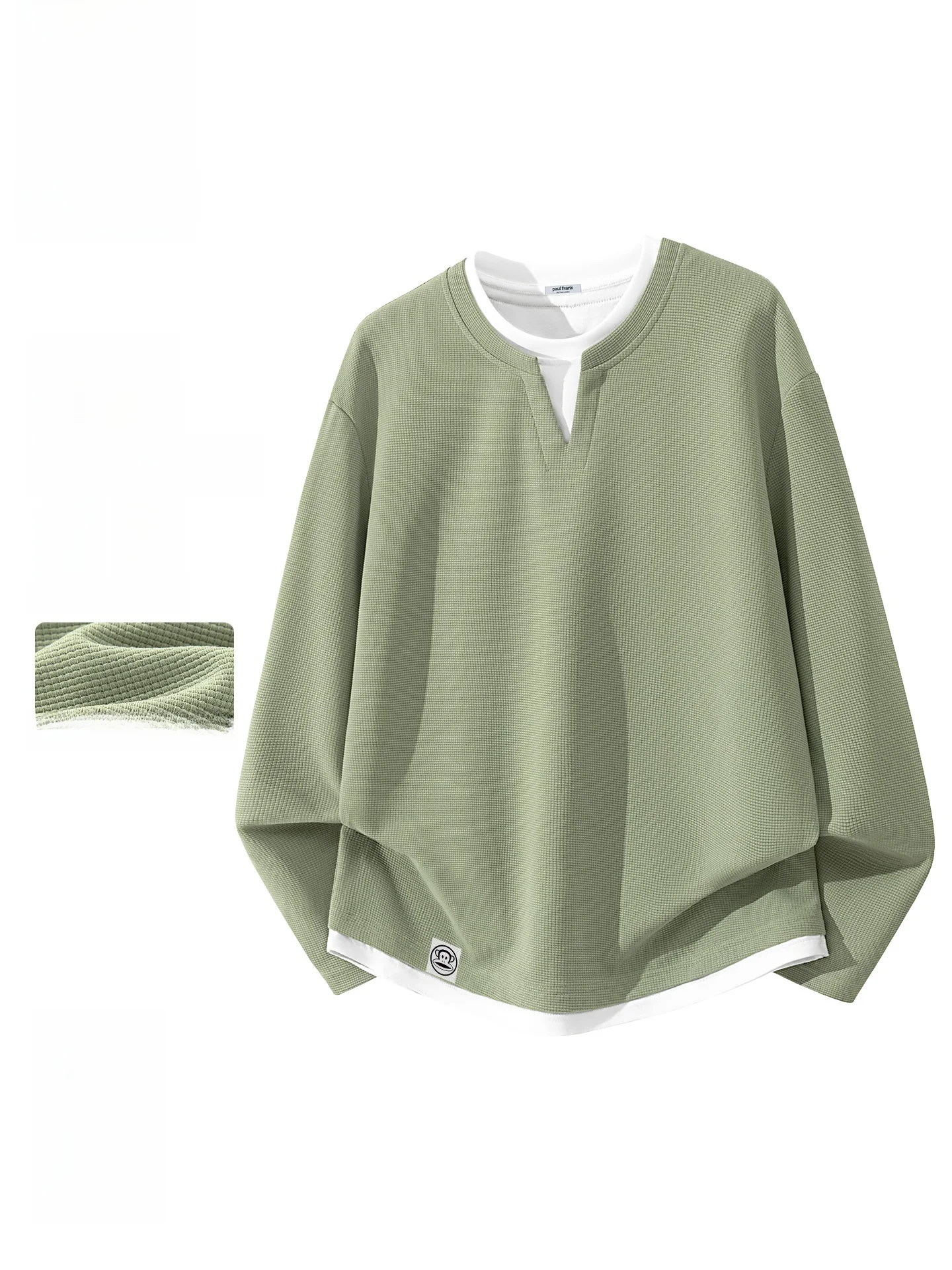 

Мужская осенняя повседневная футболка с длинным рукавом и принтом обезьяны, из смесового полиэстера, водонепроницаемая и износостойкая