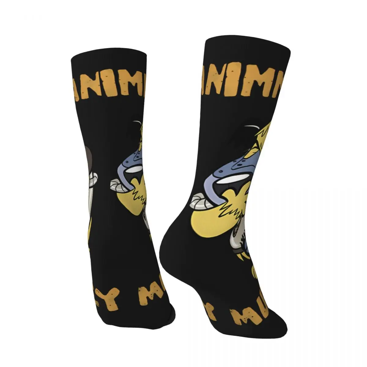 Vintage Fans Men's compression Socks Unisex W-Wacky Races Harajuku Pattern Printed Novelty Crew Sock