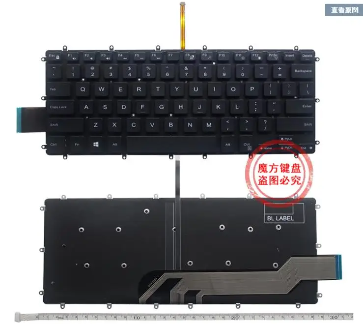 New laptop US Keyboard with Backlit for Dell vostro 3480 Inspiron 13-3579 P74G V5459 15-7570 5568 5578