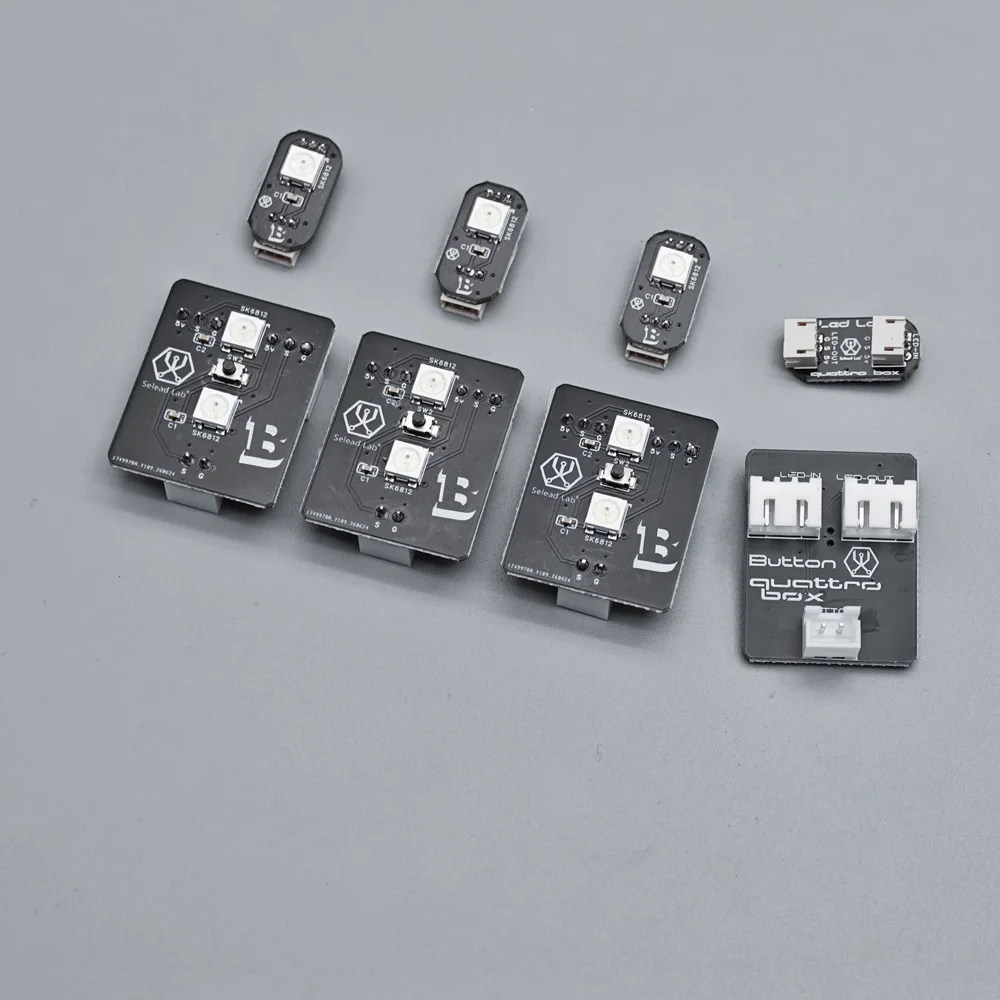 Seleadlab QuattroBox V2 Upgrade PCB RGB LED Lane Button Replace Original Neopixels 3D Printer Parts For MMU view 5