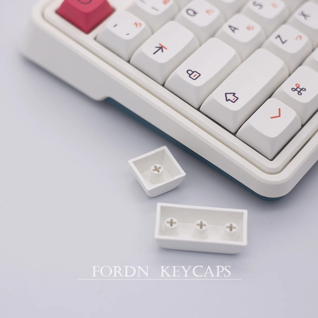 Fendai-teclas personalizadas para teclado mecánico, accesorio de 118 teclas, perfil XDA, PBT, japonés, bonito